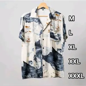 KEMEJA PRIA VINTAGE BAHAN RAYON ADEM LEMBUT ANTI GERAH !!!