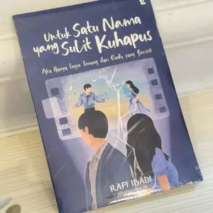 Buku Novel Untuk Satu Nama yang Sulit Kuhapus Aku Hanya Ingin Tenang dari Rindu yang Berisik Soft Cover