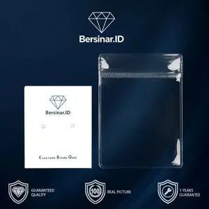 BERSINAR.ID Hadiah Perhiasan Kantong Segel Pelindung untuk  Titanium Cincin & Anting cocok untuk Ulang Tahun Pernyataan Cinta Hari Valentine Pernikahan Pertunangan dukung COD