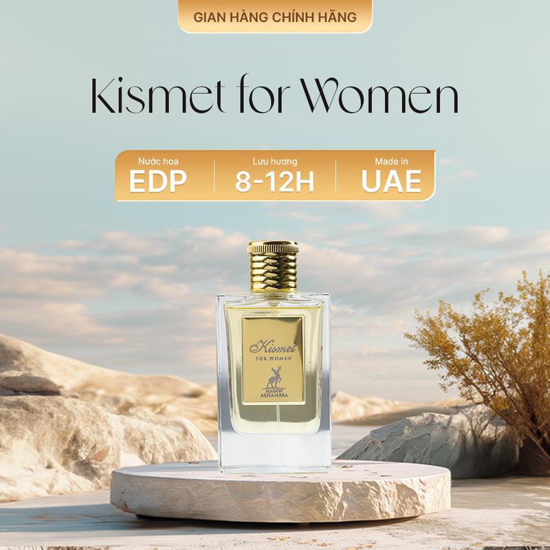 [KOL] Nước hoa nữ Maison Alhambra Kismet for Women EDP hương thơm nữ tính hiện đại 100ml