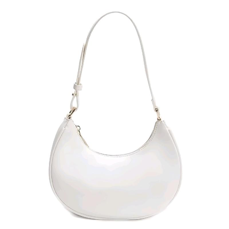[BELI LOKAL] Moonbag Tas Bahu Wanita Selempang Cewek Murah - Tas Bulan Perempuan Viral - Shoulder Bag - Slingbag kekinian - Tebal - Resleting. 8