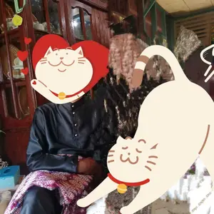 Baju pria Melayu teluk belanga satu set dengan celana