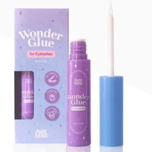 Just Miss Wonder Glue Lem Bulu Mata BPOM 5 GR Putih & Hitam JUS-WNDR-GLU Kuat Merekatkan Bulu Mata Palsu Original Garansi Resmi