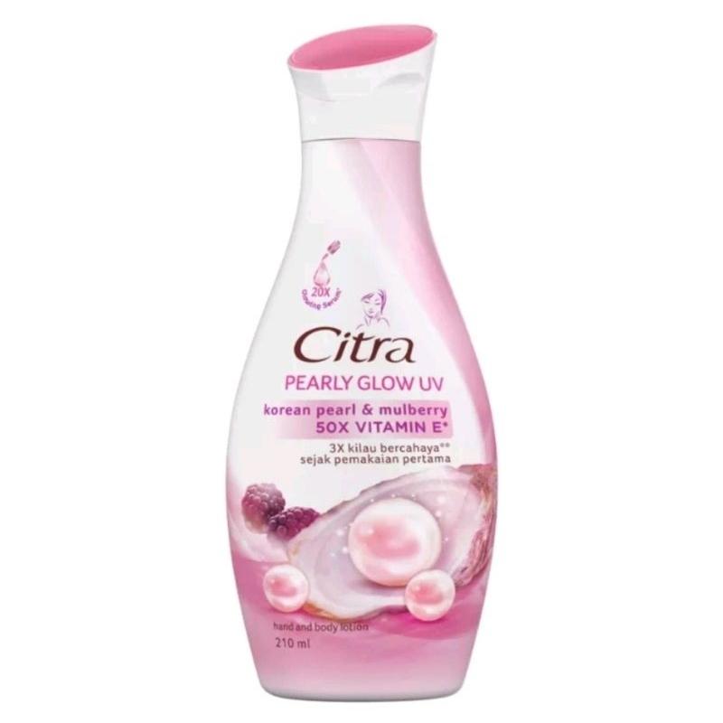CITRA Hand Body Lotion | Lotion Badan | Pearly Glow Up | Bengkoang 210ml 6