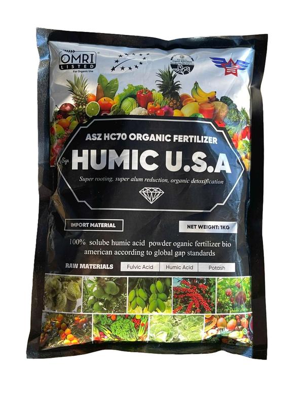  Phân bón Hữu cơ HUMIC USA Cao Cấp  Fulvic + Potash  1kg nhập khẩu Mỹ HT02 VATTUNONGNGHIEPVIET 