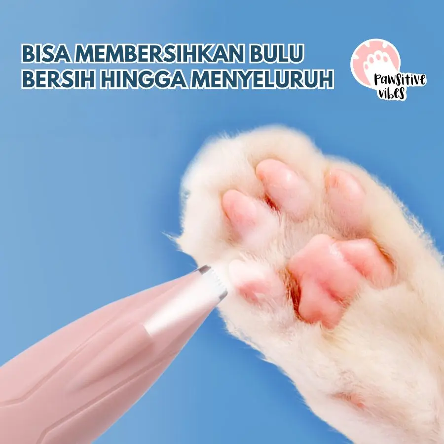[GARANSI 1 TAHUN] Pencukur Cukuran Alat Cukur Bulu Kuku Kucing Anjing Alat Potong Pangkas Bulu Rambut Perawatan Hewan Binatang Peliharaan Elektrik Portable / Electric Pet Hair Trimmer Cat Dog Paw Hair Clipper Pet Hair Trimmer Fur Grooming Cutter KWD