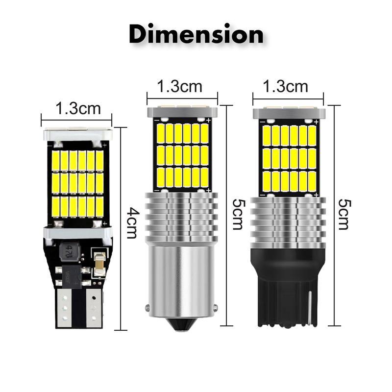 Product Introduction of Avanstar Motors 2PCS 45LED T15/W16W 1156/P21W T20/7440 Car Reverse Light Bulb Flash Non-flash Back Up Tail Light 3