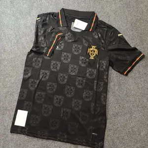 Jersey Terbaru PILDUN Portug4l Away Black 2025/2026 Versi Fans GO