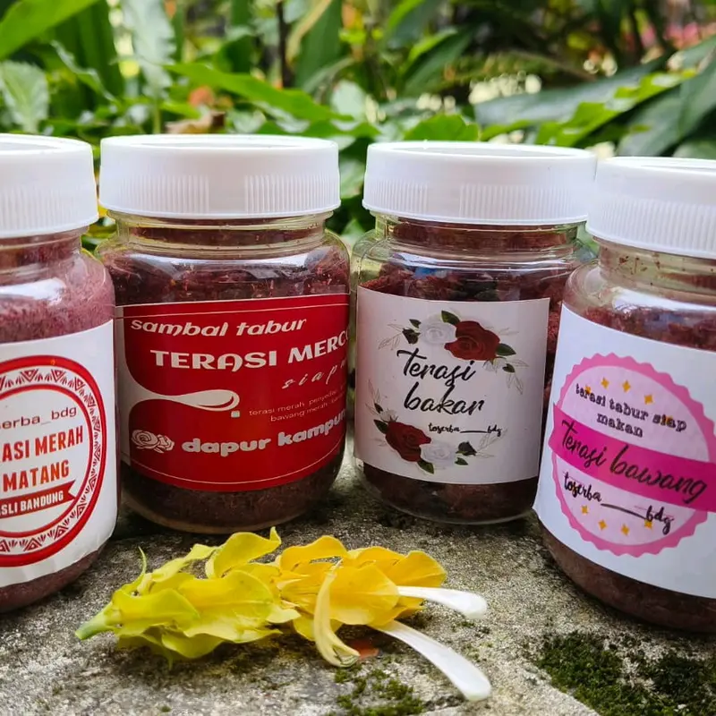 paket 4 botol aneka terasi 0