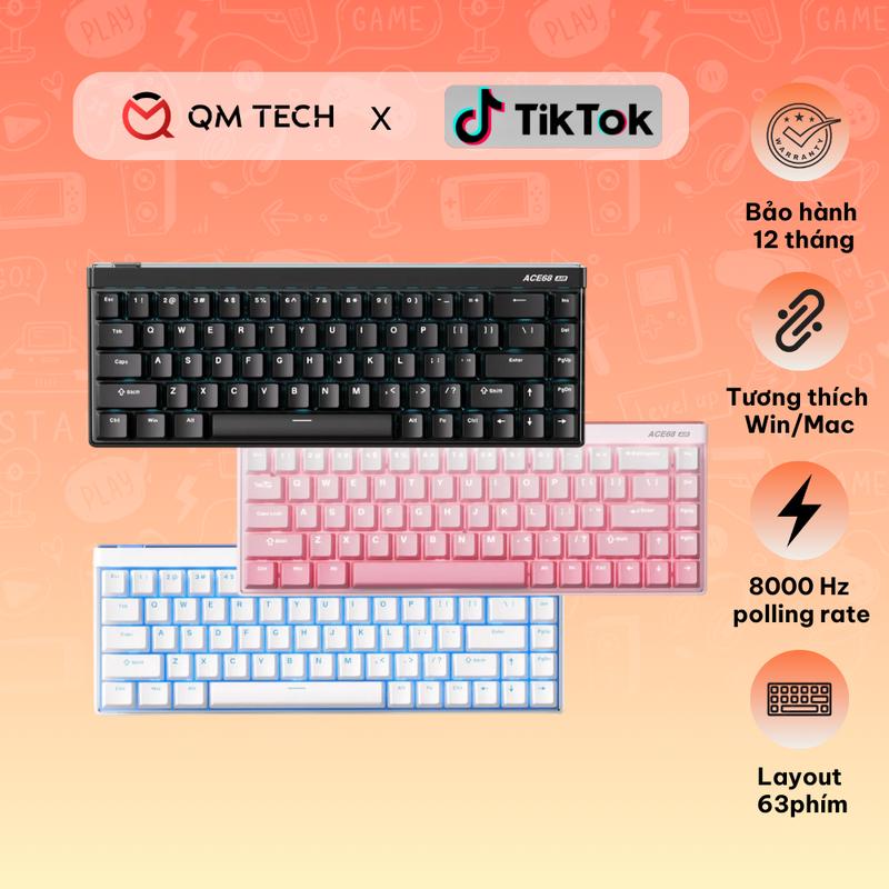 Bàn phím cơ chơi game Rapid Trigger Mchose Ace68 Air He - QMTECH STORE