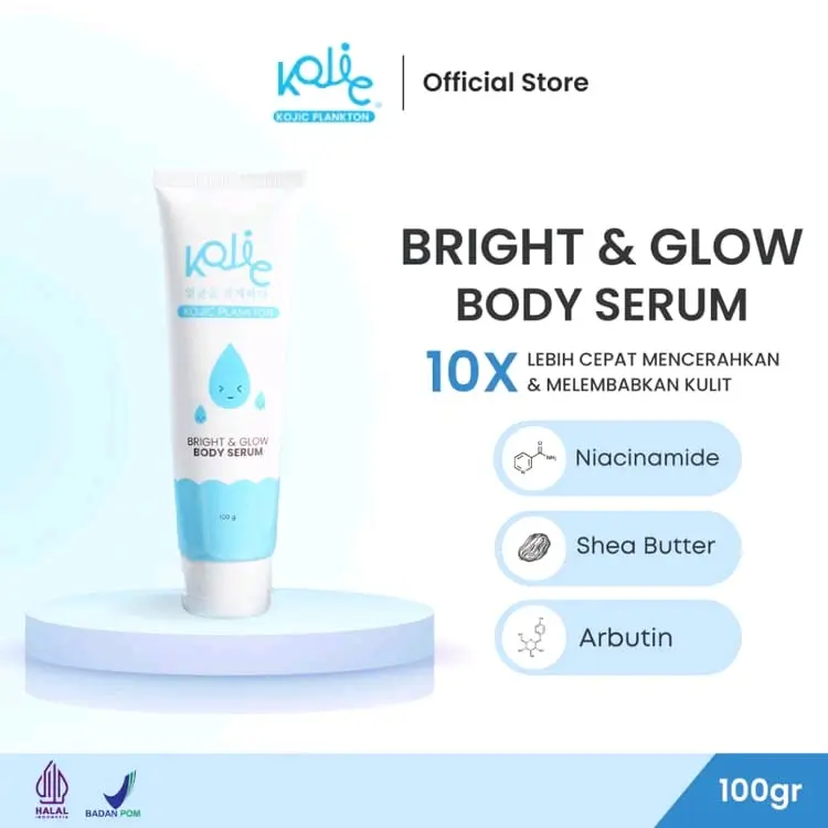 BODY SERUM BY KOJIC PLANKTON Memutihkan Mengencangkan Hydrating Mencerahkan Niacinamide 5