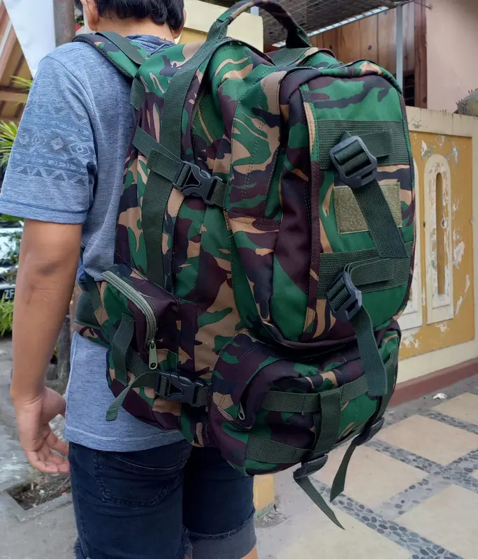 ARMY BAG Tas Tactical Jatah Ukuran Besar Backpack 45 Liter 3