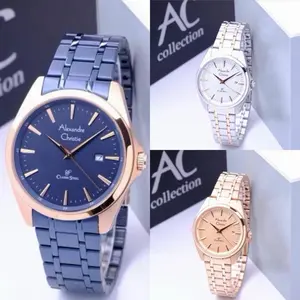 Jam Tangan Couple Alexandre Christie AC 8661 Original