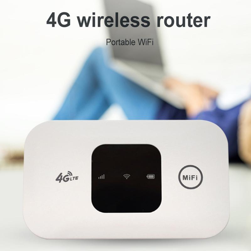 Bộ Định Tuyến WiFi 4G Không Dây, Modem Bỏ Túi, 150Mbps, Điểm Phát Sóng Di Động, Bộ Lặp Wifi Có Khe Cắm Thẻ SIM 4G, Vùng Phủ Sóng Rộng, Vận Chuyển 24 Giờ 2