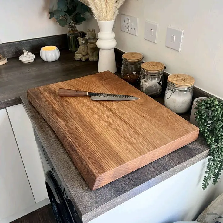 Talenan Kayu Jati Kokoh Modern untuk Dapur - Kitchenware