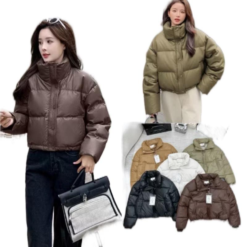 [ Phao Da Dài Tay - Hàng Đẹp ] Áo Phao Da Dài Tay Hàng 3 lớp mặc mùa đông ấm áp P001