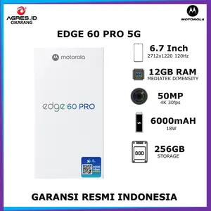 MOTOROLA EDGE 60 PRO 5G 12GB 256GB GARANSI RESMI MOTOROLA INDONESIA