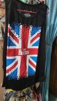 Product Review of ShopAoi Singlet The Beatles / Kaos tanpa lengan / Kaos Dalam / Singlet Murah Santai Hitam Motif Pria Polos from u**2 0