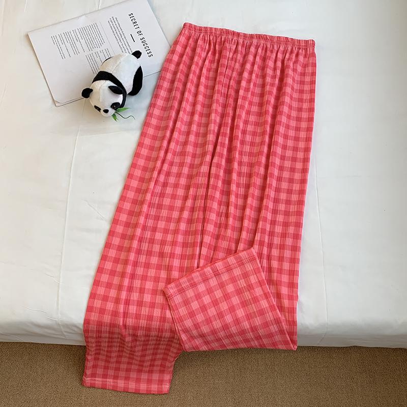 Product Introduction of 20% OFF First 30 Orders Women Pajamas trousers Cool and Breathable in Summer, Korean Style, Cute Cartoon, Casual, Loose, Home-style, Outdoor-wear Trousers, Various Types, Various Patterns, One Size 40kg-70kg Pants Nightwear Loungewear 18