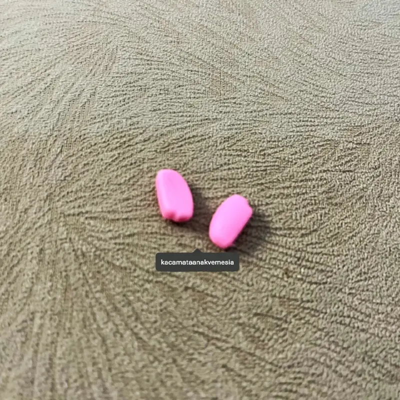 1 Set Bantalan Hidung Kacamata Nosepad Karet Silikon Elastis Anti Slip 4