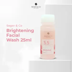 Seger & Co Ultimate Brightening & Cleansing Oil Control Facial Wash | Cleanser & Pelembap Wajah | Sulfate Free, Tanpa Cekit-Cekit | Membersihkan Minyak & Kotoran, Mencerahkan & Cocok untuk Kulit Berminyak
