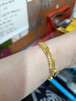 Product Review of Gelang Papan Besar Bisa Di Sepuh Ulang Perhiasan Bracelets lebar 1,Cm from i**a 0