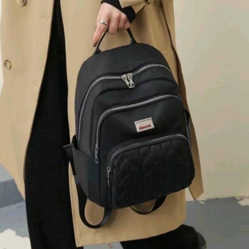 Sale Tas Ransel Fashion Tas Wanita Model Chibao Motif Bordir Multipocket Ukuran 35×15×27cm 2