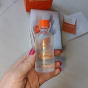 Modelones Nail Glue Remover for Press On Nails, 60 ML Press On Nails Remover for Nails Press Ons Nail Tips Acrylic Nails,  Kuku  Removal Nail Polish Remover with Wood Stick