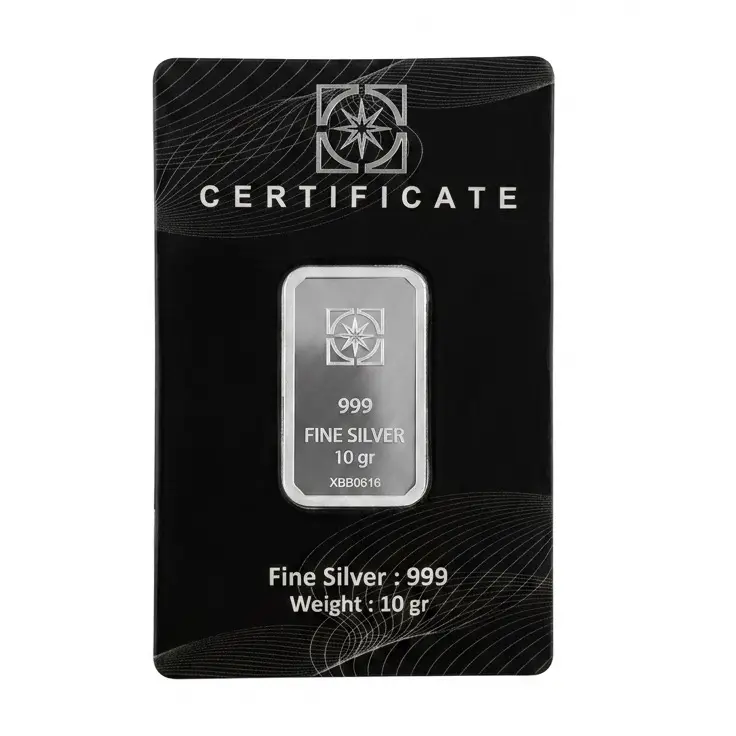 MT - PERAK MURNI LOGAM MULIA PERAK INVESTASI 999 (10 GRAM)