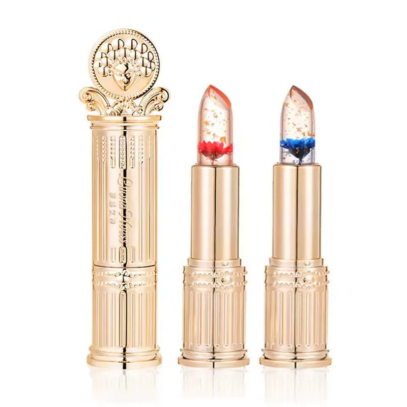 Goddess lipstick, warm color changing lipstick, transparent jelly, lipstick, moisturizing, waterproof, not easy to fade, stain cup lip gloss