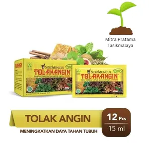 Tolak Angin Cair 1 Box 12 Sachet 15 ml Kemasan Sachet Siap Minum