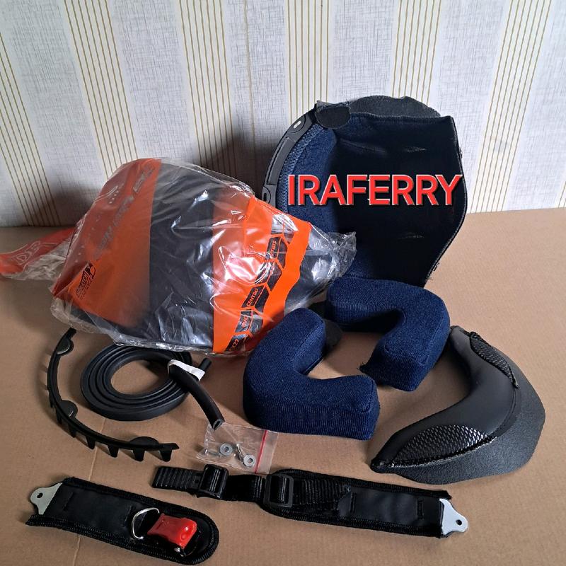 Paket Busa dan Kaca Visor Helm Ink CX22 dengan Lis Karet dan Gesper Helm - Motorcycle 1