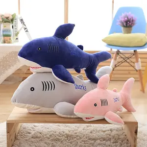 Boneka Jumbo Hiu Shark Mainan Boneka Motif Ikan Hiu Bahan Halus Dan Lembut Standar SNI Harga Murah