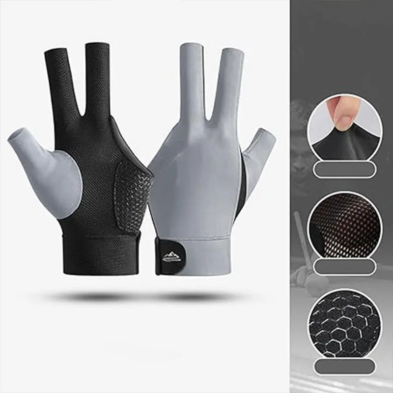 Billiards Gloves Comfortable Billiards Game Gloves Anti-Slip Gloves