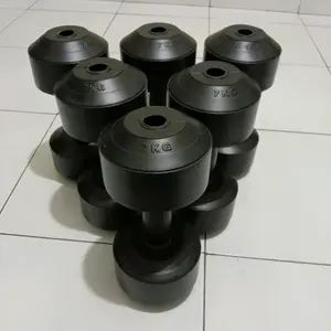 BARBEL 7KG KOSONGAN TANPA ISI (2 biji) ISI SENDIRI