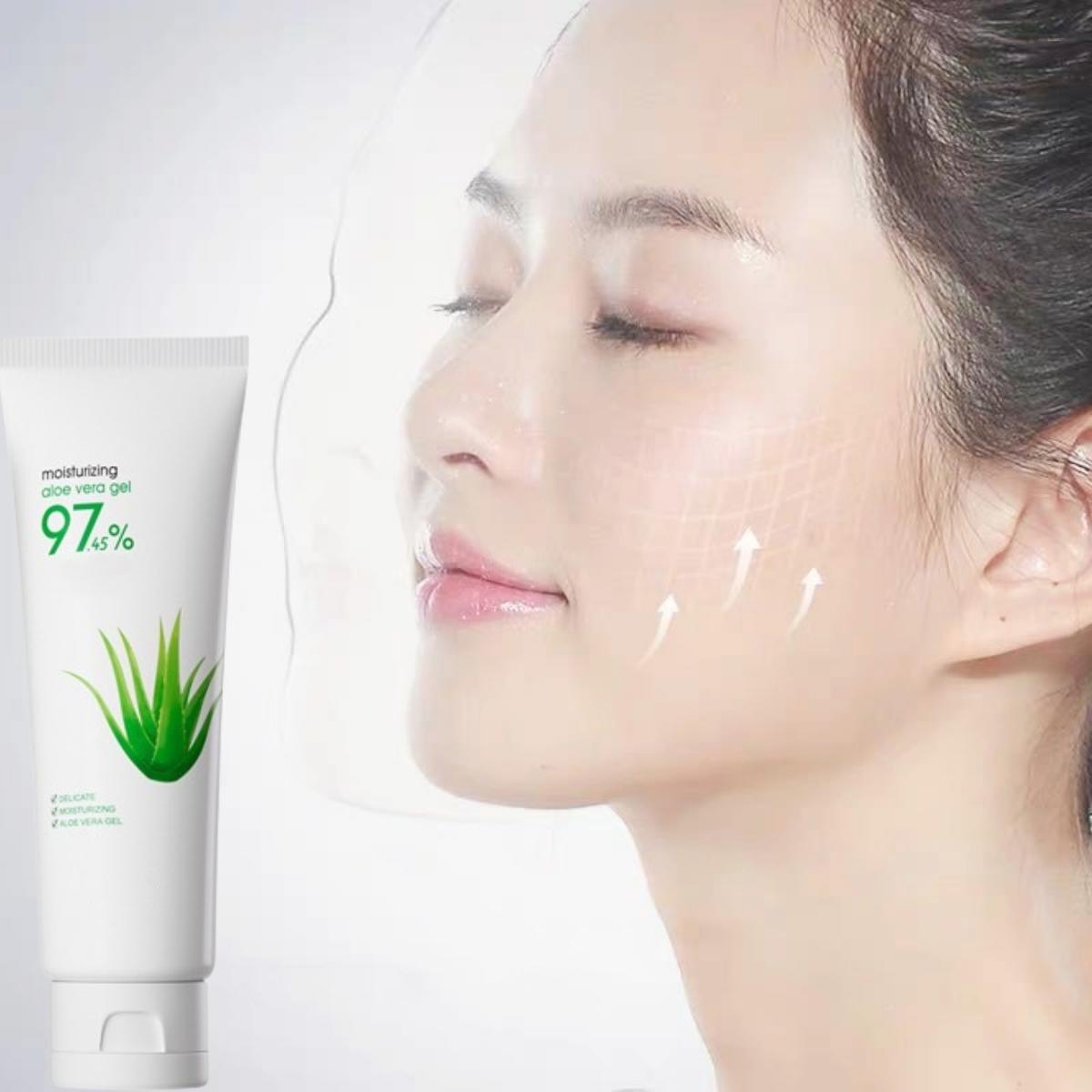 Aloe vera gel Melembapkan dan menghidrasi kulit Memperbaiki kulit berjerawat serum