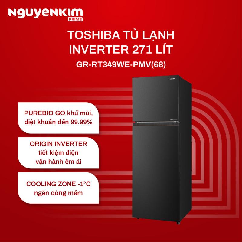 Tủ lạnh Toshiba Inverter 271 lít GR-RT349WE-PMV(68)
