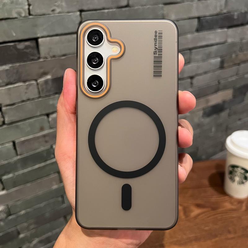 Ốp Điện Thoại, Thích Hợp Cho Samsung, A55, A06, A16, A36, A26, A36, A56, A05S, A12, A54, M32, A13, A06, F16, A53 5G, A52S, A04S, Galaxy, Ốp Cứng, Lì, Bóng, Trong Suốt, Có Nam Châm, Thiết Kế Magsafe Từ Tính, Đơn Giản, Cao Cấp