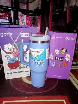 Product Review of Goto [COD] K-Joy X BT21 Tumbler Tahan Dingin Panas Botol Tempat Minum Aesthetic 1.2L from N**a 0