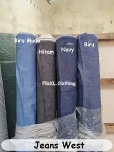 Bahan Kain Jeans West Jeanwest Katun Denim Chambray Soft Jeans 6Oz Terbaru