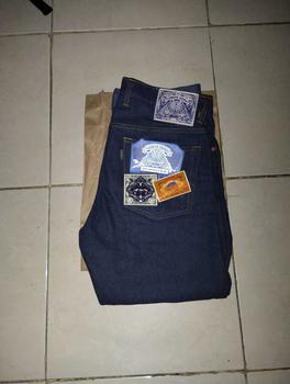 Product Review of Sage Genesis Series : 15oz Indigo x Blue Ultimate Quality Projectile Loomed Denim from a**n 0