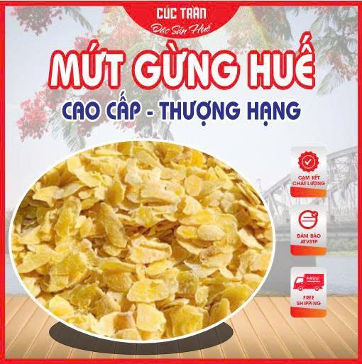 Combo 2 kg mứt gừng Huế nhà làm thơm cay ít đường hàng chuẩn loại 1, đặc sản Huế, túi 500g, food - CTB270, ăn vặt, Snack