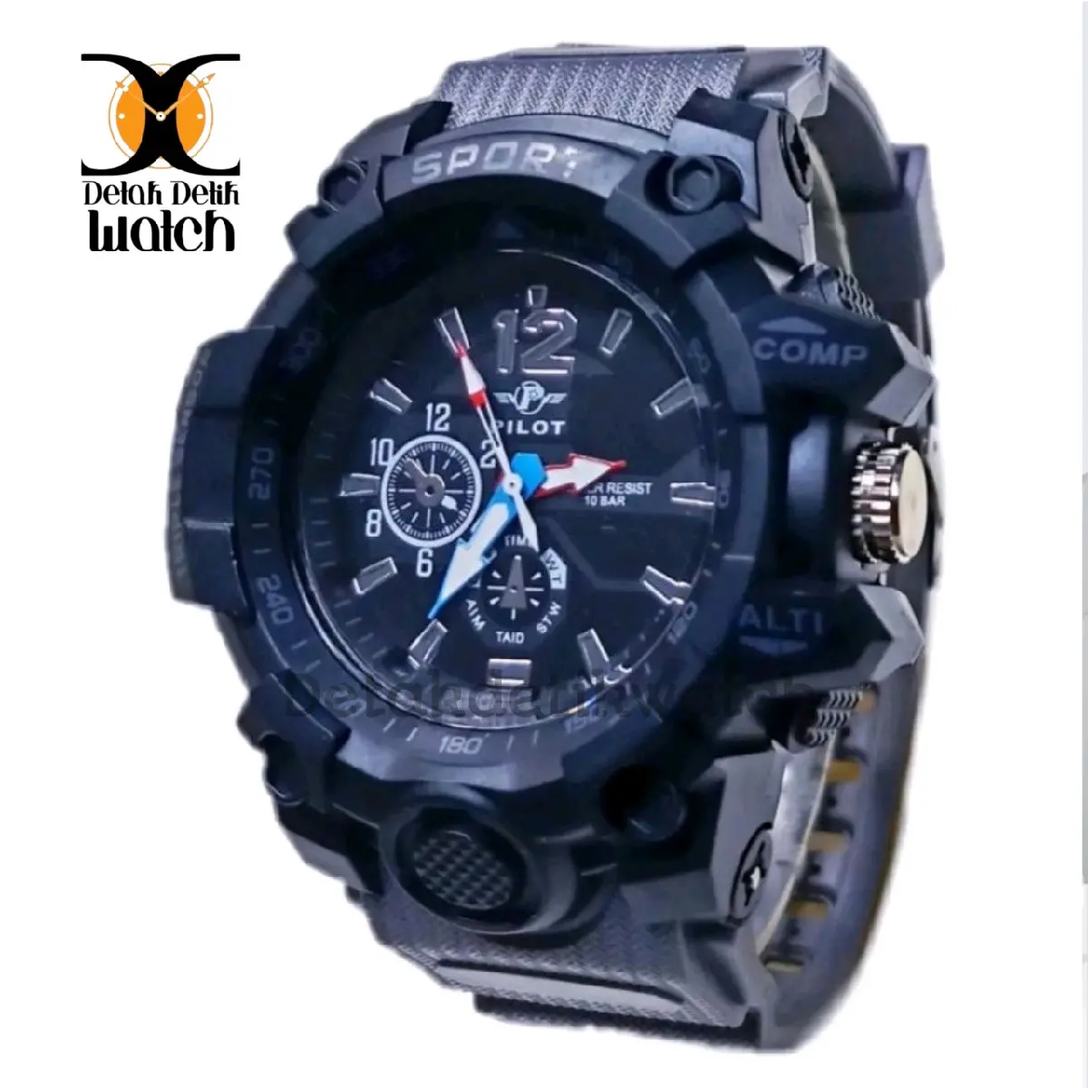 Jam Tangan Sport Pria Wanita Rubber Kekinian Analog