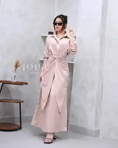 JOISE - Alice Multiway Shirt Dress / Dress Kancing Maxi Casual Polos Baju Wanita Twill