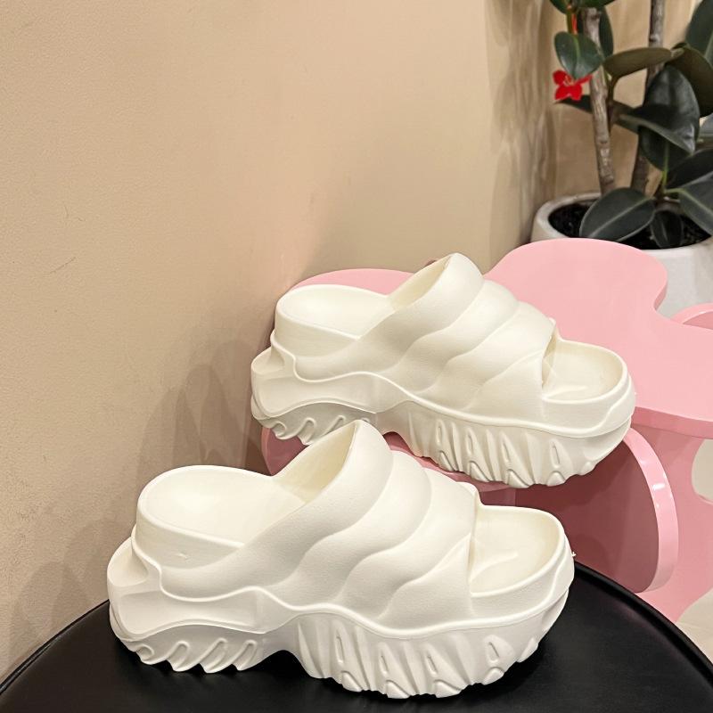  Giày Sandal Đế Xuồng 6CM Cho Nữ - Thoải Mái Thời Trang Khi Đi Chơi Hoặc Đi Làm Màu Trắng Sang Trọng 