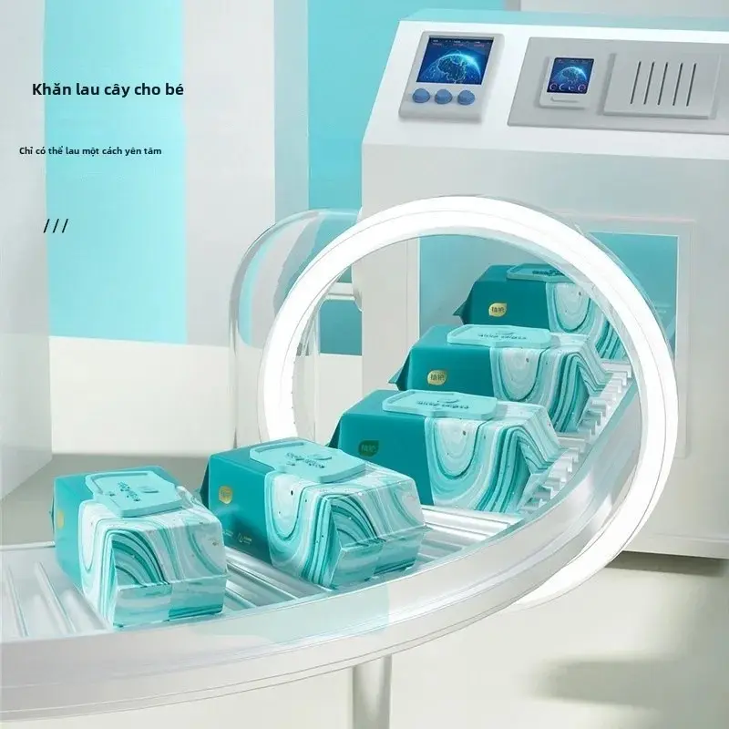 Chăm sóc thực vật Qingdao Baby Wipes 80 tờ/túi. Loại rút, tay và miệng đều có sẵn, được thiết kế đặc biệt cho trẻ sơ sinh, làm dày khăn giấy cấp thực phẩm mềm. 2