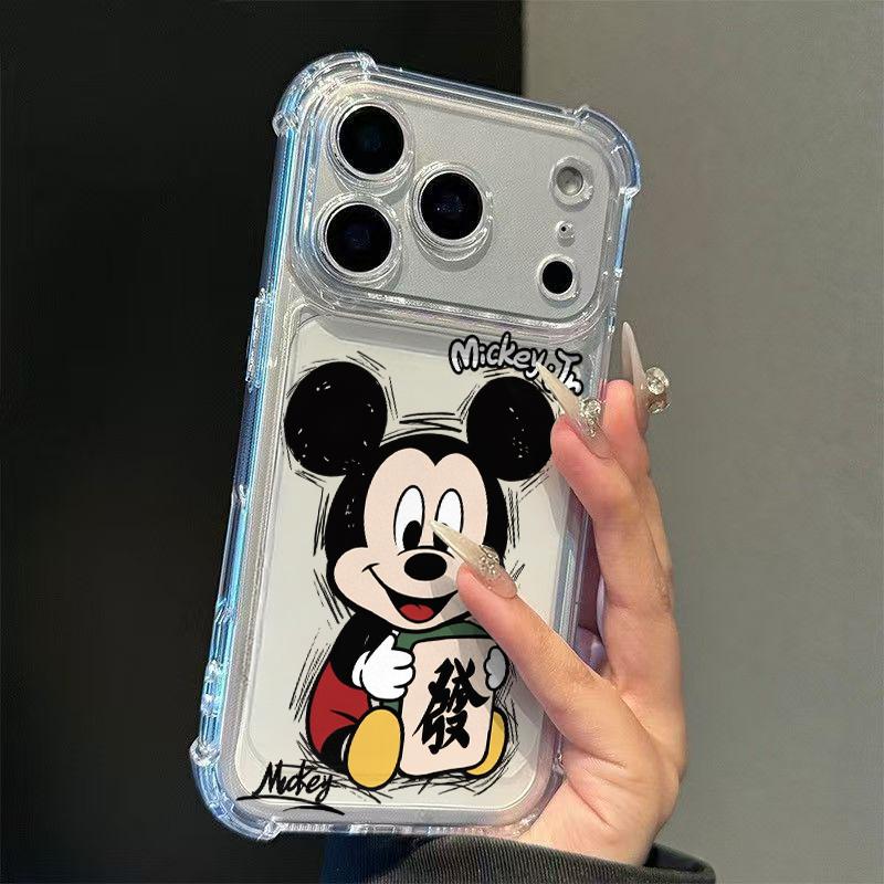 Mickey Mouse dành cho iPhone 17 Pro Max, 17 iPhone, 15 Pro Max, 18 Pro, XR, 12 Pro, 16 Pro, 18; bảo vệ bốn góc chống rơi; thiết kế graffiti dễ thương, bề mặt trơn mượt; phù hợp với iPhone 18 Pro Max, 14 Pro, 11, 13, XS Max.