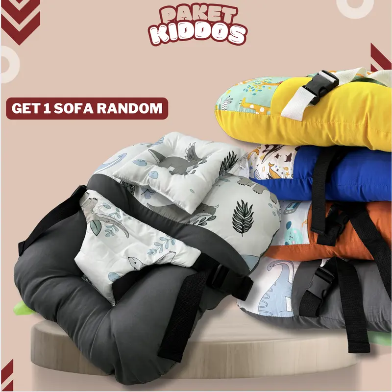 TRINA BABY - PAKET KIDDOS GENDONGAN SAMPING + TAS MINIMIZE FREE SOFA RANDOM 3