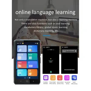 Alat Penerjemah Bahasa Cerdas Bluetooth Suara Foto Kamera Wifi Portable Lcs Screen 139 Language