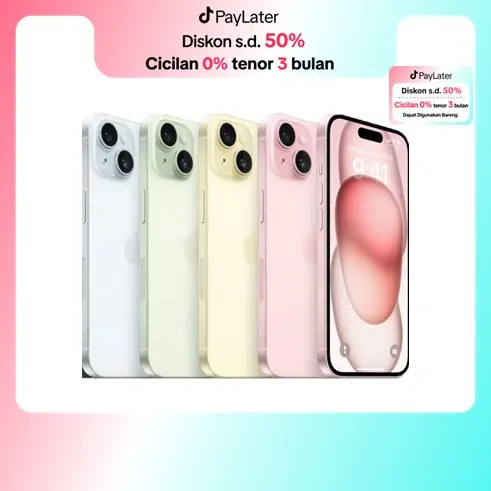 ( AGRES  X PSIREGAR ) Apple iPhone 15 128GB Garansi Resmi Indonesia 0